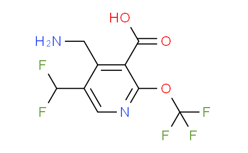 4-(Aminomethyl)-5-(difluoromethyl)-2-(trifluoromethoxy)pyridine-3-carboxylic acid