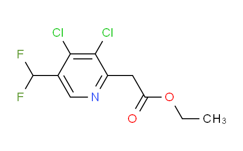 Ethyl 3,4-dichloro-5-(difluoromethyl)pyridine-2-acetate