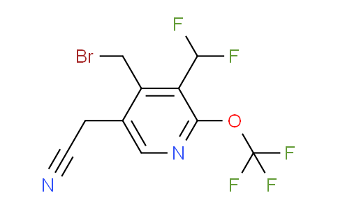 AM35887 | 1803991-25-4 | 4-(Bromomethyl)-3-(difluoromethyl)-2-(trifluoromethoxy)pyridine-5-acetonitrile