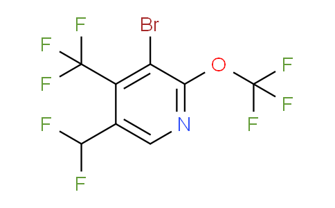 AM35922 | 1806124-69-5 | 3-Bromo-5-(difluoromethyl)-2-(trifluoromethoxy)-4-(trifluoromethyl)pyridine