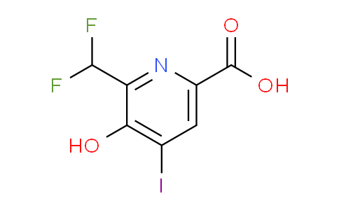 AM35932 | 1805541-08-5 | 2-(Difluoromethyl)-3-hydroxy-4-iodopyridine-6-carboxylic acid