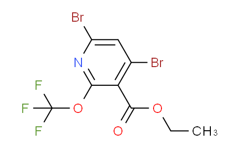 Ethyl 4,6-dibromo-2-(trifluoromethoxy)pyridine-3-carboxylate