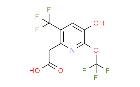 3-Hydroxy-2-(trifluoromethoxy)-5-(trifluoromethyl)pyridine-6-acetic acid