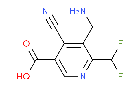 3-(Aminomethyl)-4-cyano-2-(difluoromethyl)pyridine-5-carboxylic acid