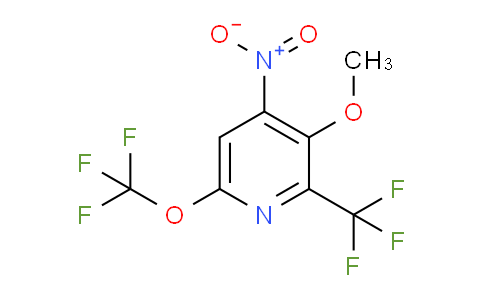 AM35974 | 1805115-35-8 | 3-Methoxy-4-nitro-6-(trifluoromethoxy)-2-(trifluoromethyl)pyridine