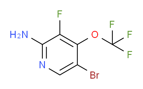 2-Amino-5-bromo-3-fluoro-4-(trifluoromethoxy)pyridine