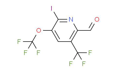 AM35983 | 1804639-29-9 | 2-Iodo-3-(trifluoromethoxy)-5-(trifluoromethyl)pyridine-6-carboxaldehyde