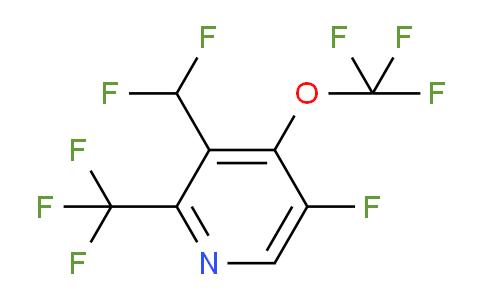 3-(Difluoromethyl)-5-fluoro-4-(trifluoromethoxy)-2-(trifluoromethyl)pyridine