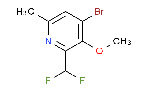 AM35990 | 1805919-95-2 | 4-Bromo-2-(difluoromethyl)-3-methoxy-6-methylpyridine