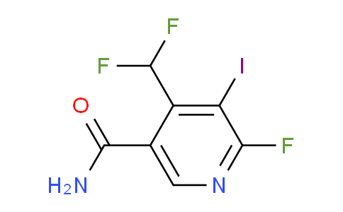 AM36001 | 1807147-29-0 | 4-(Difluoromethyl)-2-fluoro-3-iodopyridine-5-carboxamide