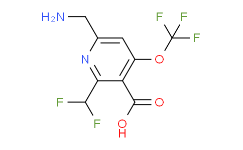 AM36022 | 1805293-89-3 | 6-(Aminomethyl)-2-(difluoromethyl)-4-(trifluoromethoxy)pyridine-3-carboxylic acid