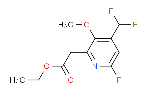 AM36054 | 1805461-61-3 | Ethyl 4-(difluoromethyl)-6-fluoro-3-methoxypyridine-2-acetate