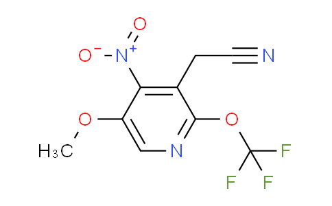5-Methoxy-4-nitro-2-(trifluoromethoxy)pyridine-3-acetonitrile