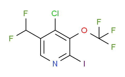 AM36075 | 1803921-52-9 | 4-Chloro-5-(difluoromethyl)-2-iodo-3-(trifluoromethoxy)pyridine