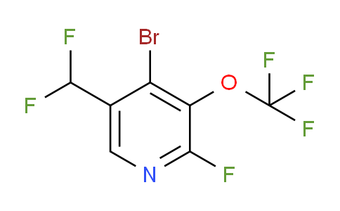 AM36082 | 1803525-78-1 | 4-Bromo-5-(difluoromethyl)-2-fluoro-3-(trifluoromethoxy)pyridine