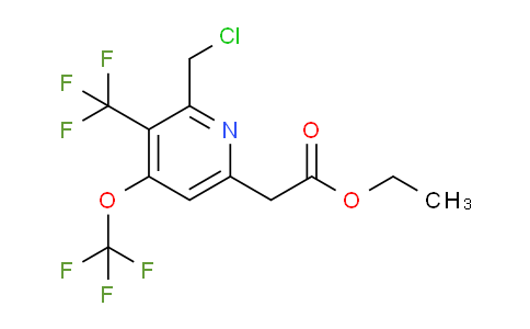 AM36084 | 1804656-05-0 | Ethyl 2-(chloromethyl)-4-(trifluoromethoxy)-3-(trifluoromethyl)pyridine-6-acetate