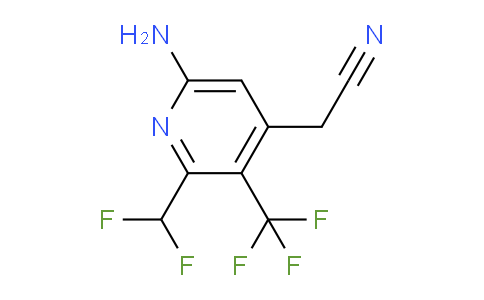 AM36108 | 1806928-95-9 | 6-Amino-2-(difluoromethyl)-3-(trifluoromethyl)pyridine-4-acetonitrile