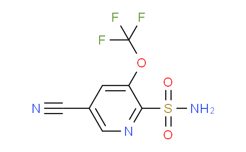 5-Cyano-3-(trifluoromethoxy)pyridine-2-sulfonamide
