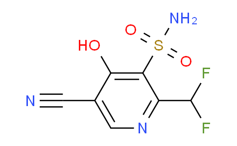 5-Cyano-2-(difluoromethyl)-4-hydroxypyridine-3-sulfonamide
