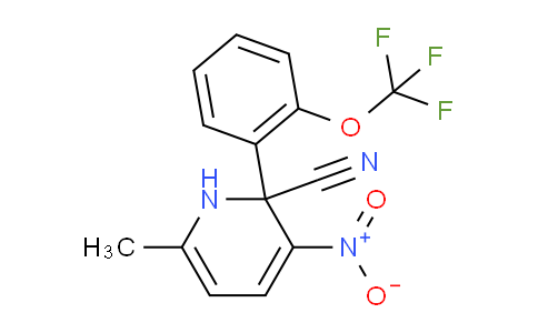 AM36141 | 1261767-02-5 | 6-Methyl-2-Cyano-3-nitro-2-(2-(trifluoromethoxy)phenyl)pyridine