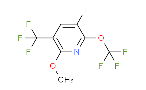 AM36142 | 1804798-42-2 | 3-Iodo-6-methoxy-2-(trifluoromethoxy)-5-(trifluoromethyl)pyridine