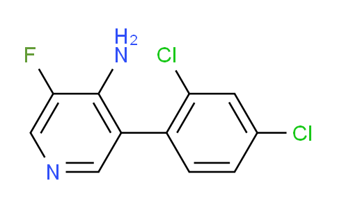 4-Amino-3-(2,4-dichlorophenyl)-5-fluoropyridine