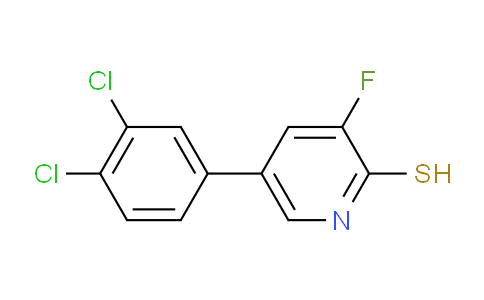 5-(3,4-Dichlorophenyl)-3-fluoro-2-mercaptopyridine