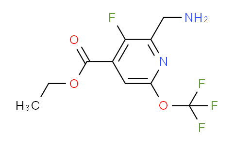 AM36153 | 1806734-93-9 | Ethyl 2-(aminomethyl)-3-fluoro-6-(trifluoromethoxy)pyridine-4-carboxylate