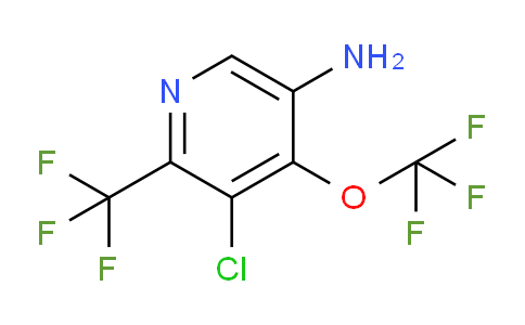 AM36156 | 1806179-28-1 | 5-Amino-3-chloro-4-(trifluoromethoxy)-2-(trifluoromethyl)pyridine