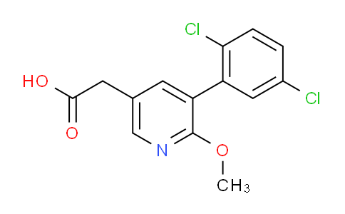 3-(2,5-Dichlorophenyl)-2-methoxypyridine-5-acetic acid