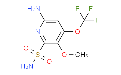 6-Amino-3-methoxy-4-(trifluoromethoxy)pyridine-2-sulfonamide