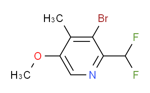 3-Bromo-2-(difluoromethyl)-5-methoxy-4-methylpyridine