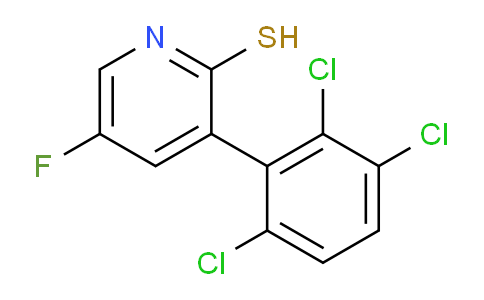 5-Fluoro-2-mercapto-3-(2,3,6-trichlorophenyl)pyridine