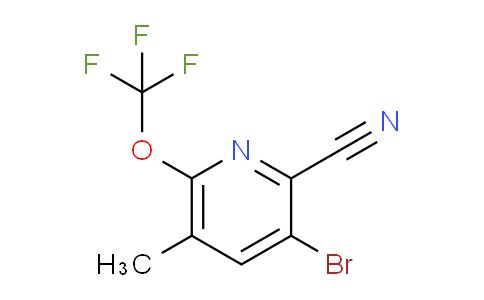 AM36177 | 1804394-72-6 | 3-Bromo-2-cyano-5-methyl-6-(trifluoromethoxy)pyridine