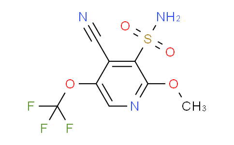 4-Cyano-2-methoxy-5-(trifluoromethoxy)pyridine-3-sulfonamide