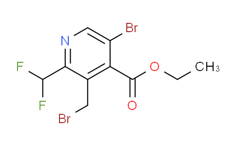 AM36186 | 1805258-33-6 | Ethyl 5-bromo-3-(bromomethyl)-2-(difluoromethyl)pyridine-4-carboxylate
