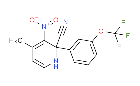 AM36195 | 1261621-67-3 | 4-Methyl-2-Cyano-3-nitro-2-(3-(trifluoromethoxy)phenyl)pyridine