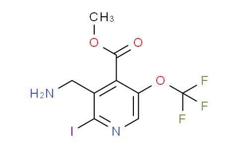 Methyl 3-(aminomethyl)-2-iodo-5-(trifluoromethoxy)pyridine-4-carboxylate