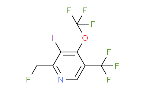 2-(Fluoromethyl)-3-iodo-4-(trifluoromethoxy)-5-(trifluoromethyl)pyridine