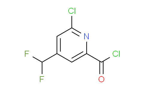 2-Chloro-4-(difluoromethyl)pyridine-6-carbonyl chloride