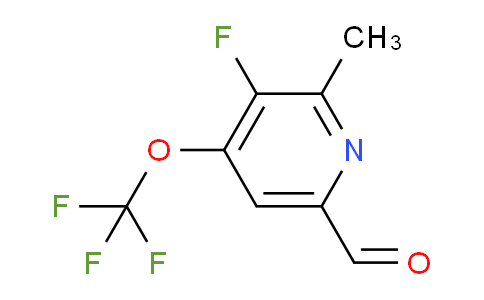 AM36253 | 1803937-20-3 | 3-Fluoro-2-methyl-4-(trifluoromethoxy)pyridine-6-carboxaldehyde