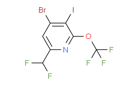 AM36254 | 1804579-49-4 | 4-Bromo-6-(difluoromethyl)-3-iodo-2-(trifluoromethoxy)pyridine