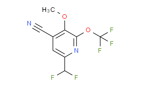 AM36257 | 1803621-44-4 | 4-Cyano-6-(difluoromethyl)-3-methoxy-2-(trifluoromethoxy)pyridine