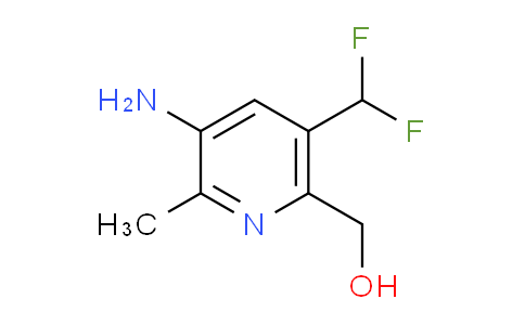3-Amino-5-(difluoromethyl)-2-methylpyridine-6-methanol