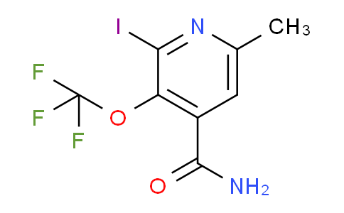 2-Iodo-6-methyl-3-(trifluoromethoxy)pyridine-4-carboxamide