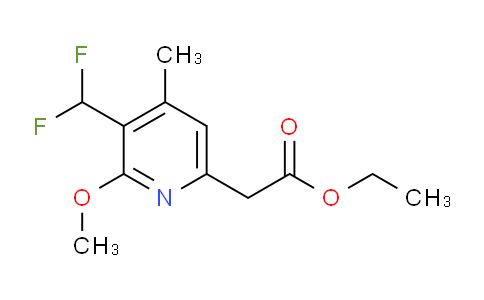 AM36291 | 1806990-44-2 | Ethyl 3-(difluoromethyl)-2-methoxy-4-methylpyridine-6-acetate