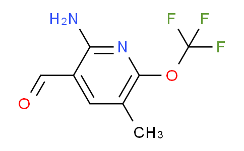 2-Amino-5-methyl-6-(trifluoromethoxy)pyridine-3-carboxaldehyde