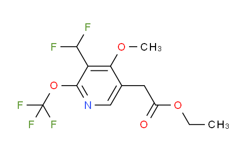 AM36298 | 1806751-46-1 | Ethyl 3-(difluoromethyl)-4-methoxy-2-(trifluoromethoxy)pyridine-5-acetate