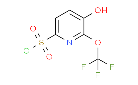 3-Hydroxy-2-(trifluoromethoxy)pyridine-6-sulfonyl chloride