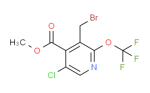 Methyl 3-(bromomethyl)-5-chloro-2-(trifluoromethoxy)pyridine-4-carboxylate